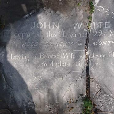 WHITE John -1857
