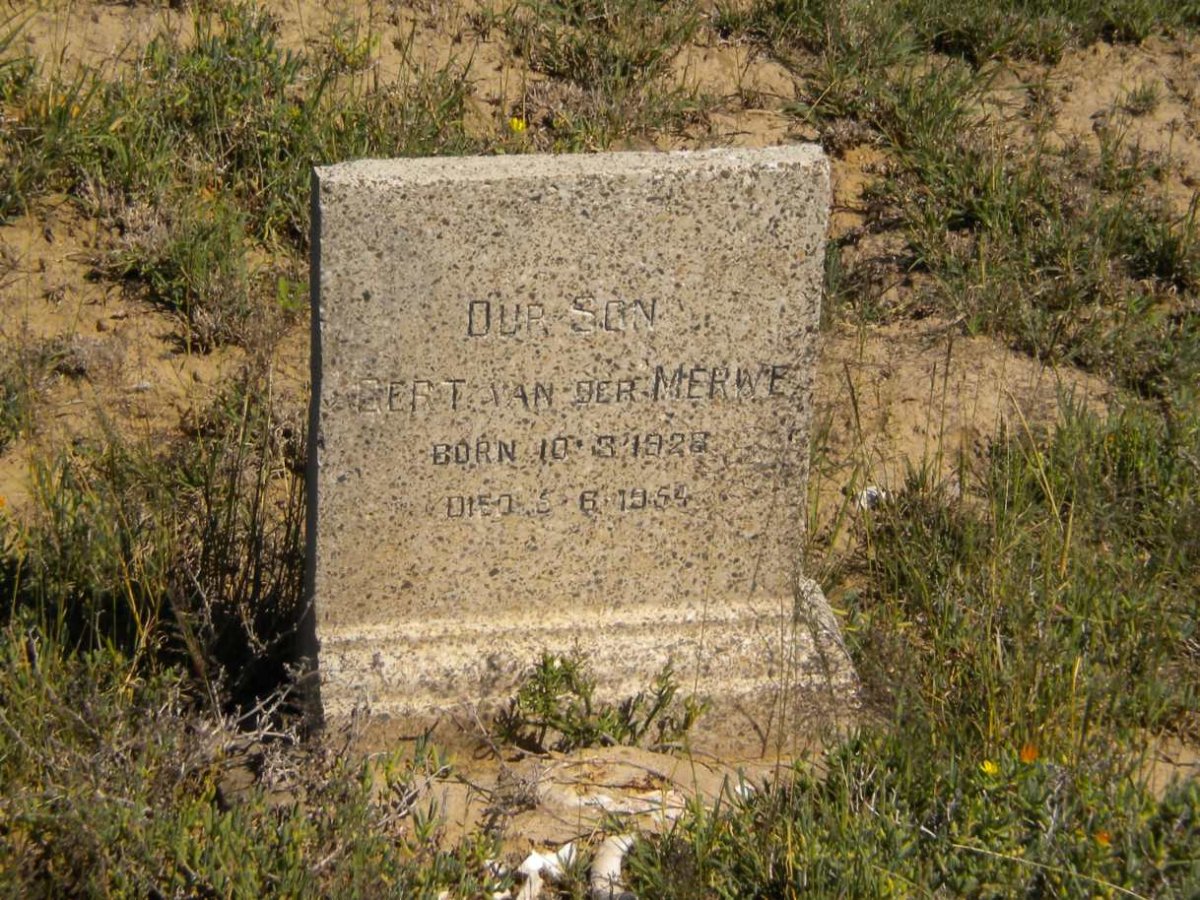 MERWE Gert, van der 1928-1954