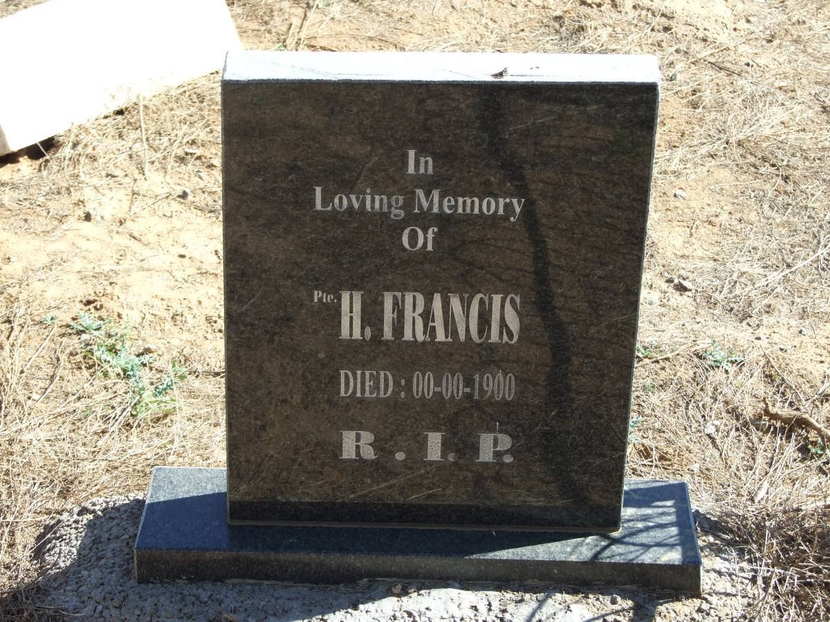 FRANCIS H. -1900