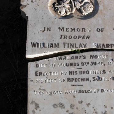 SHARPE William Finlay -1901