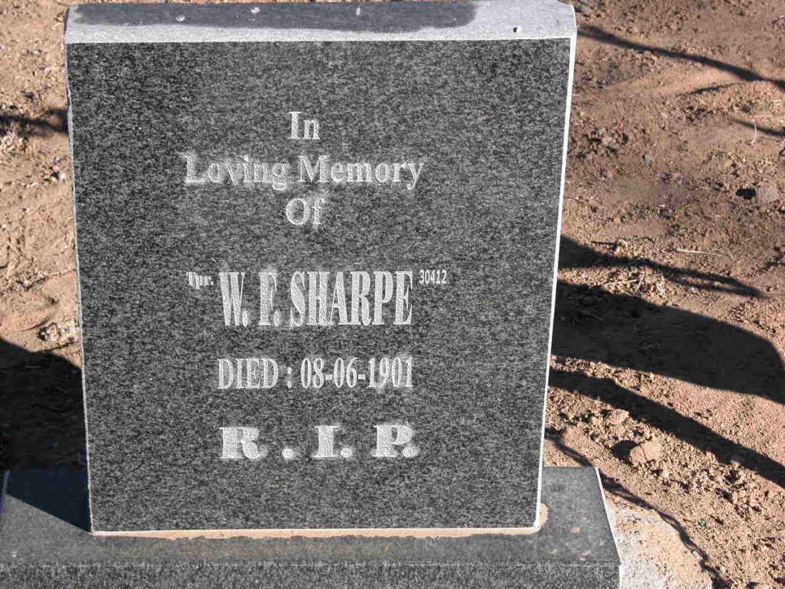 SHARPE W.F. -1901