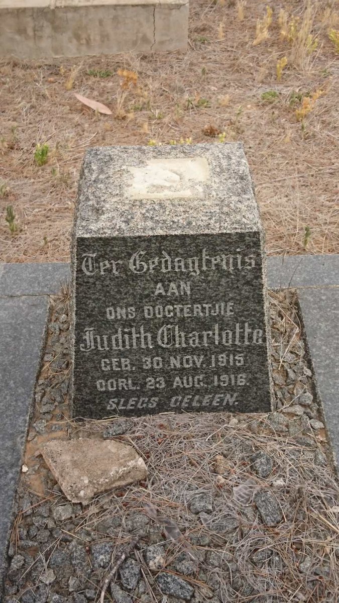 JORDAAN Judith Charlotte 1915-1916