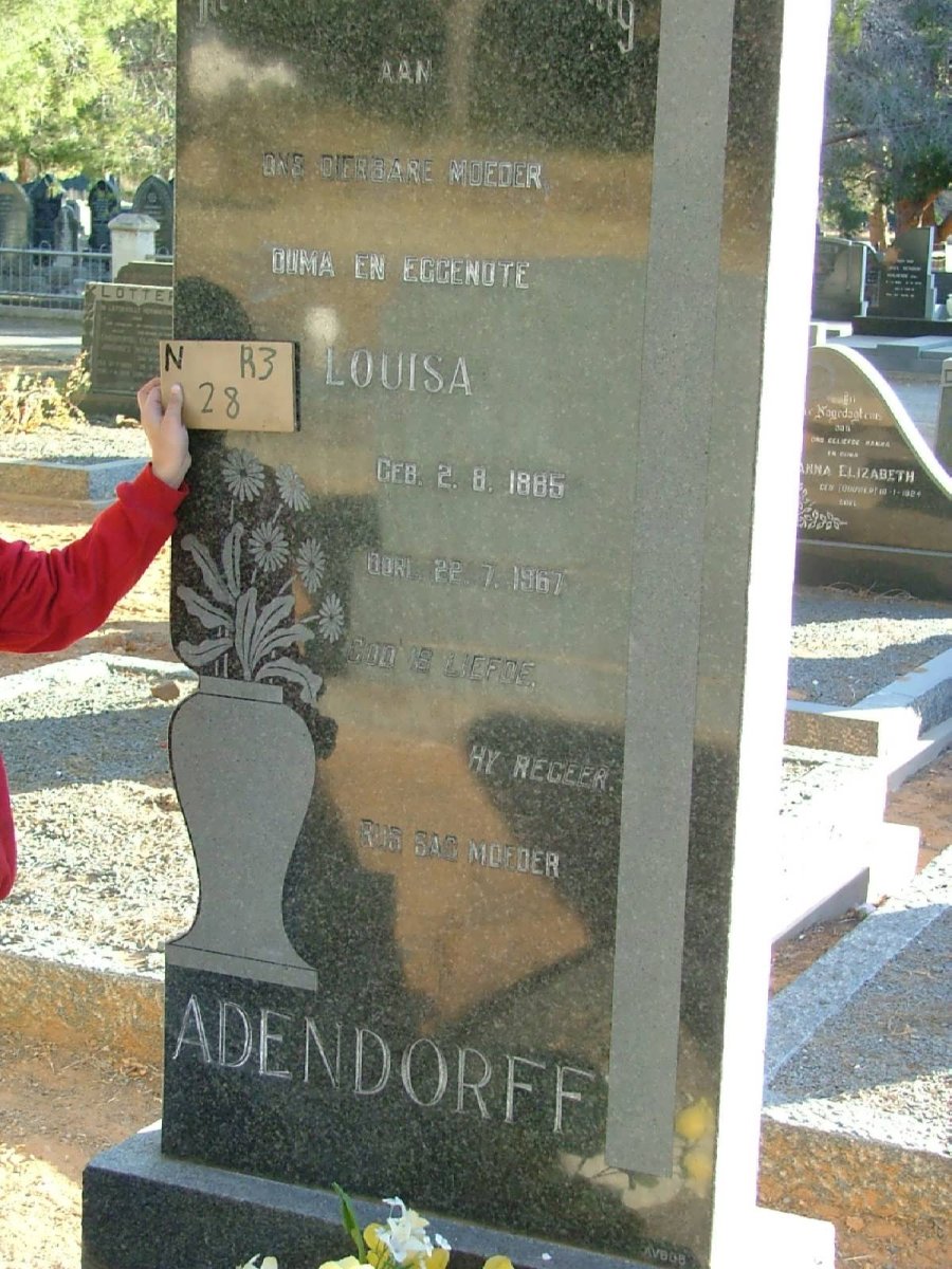 ADENDORFF Louisa 1885-1967