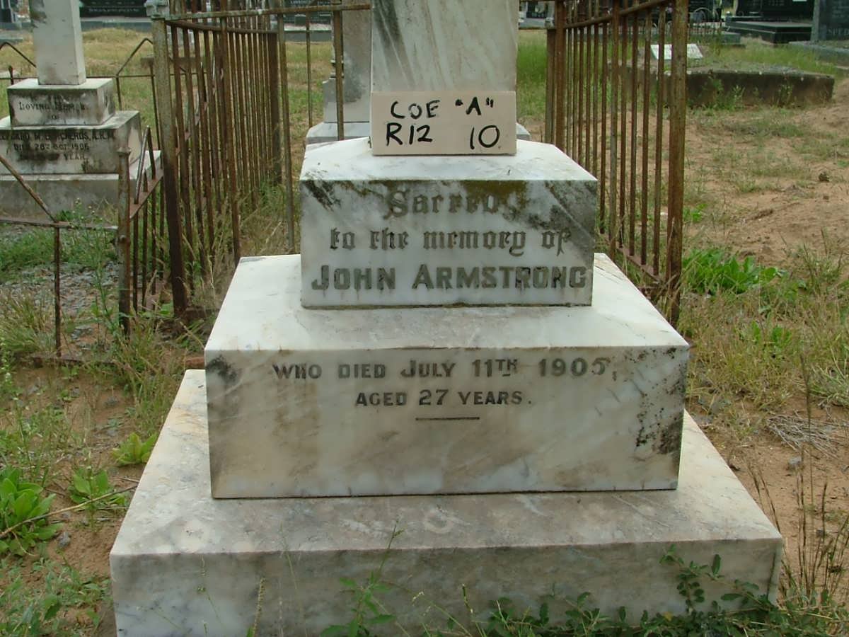 ARMSTRONG John -1905
