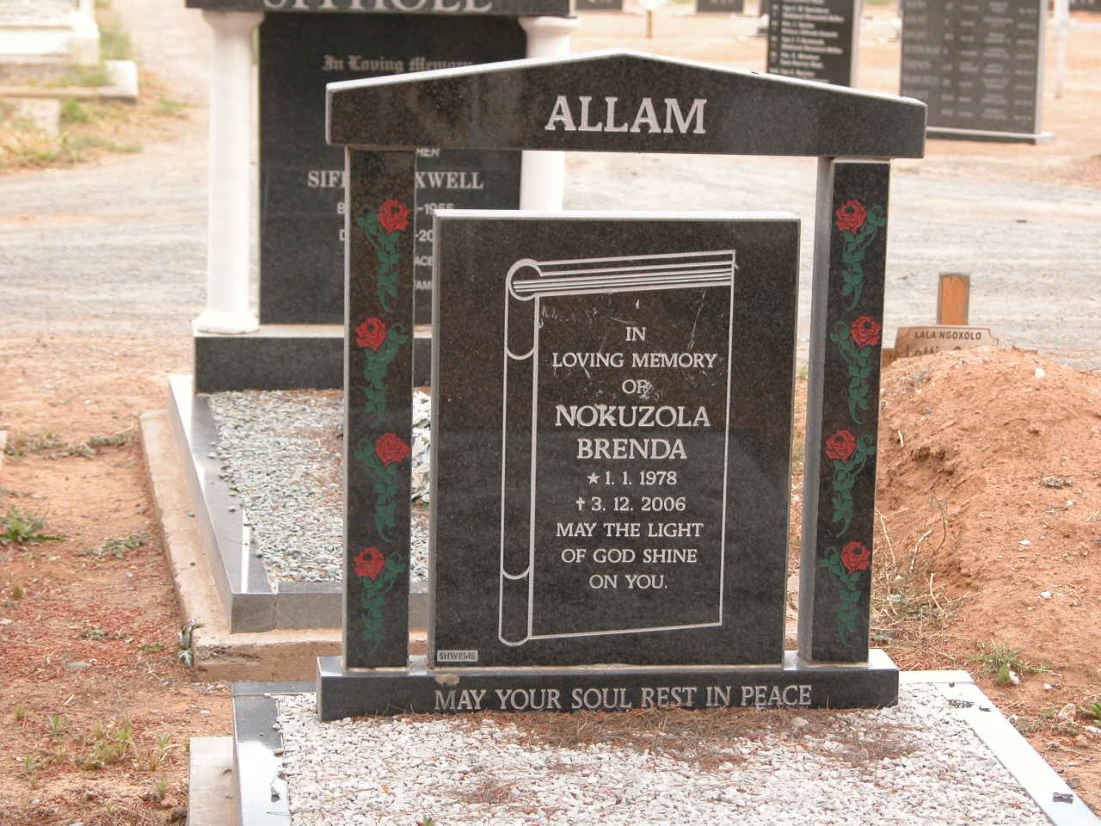 ALLAM Nokuzola Brenda 1978-2006