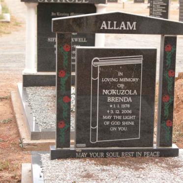 ALLAM Nokuzola Brenda 1978-2006