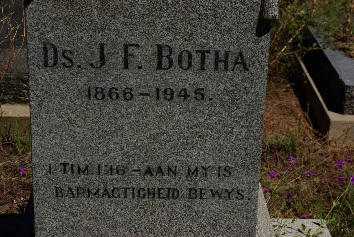 BOTHA J.F. 1866-1945
