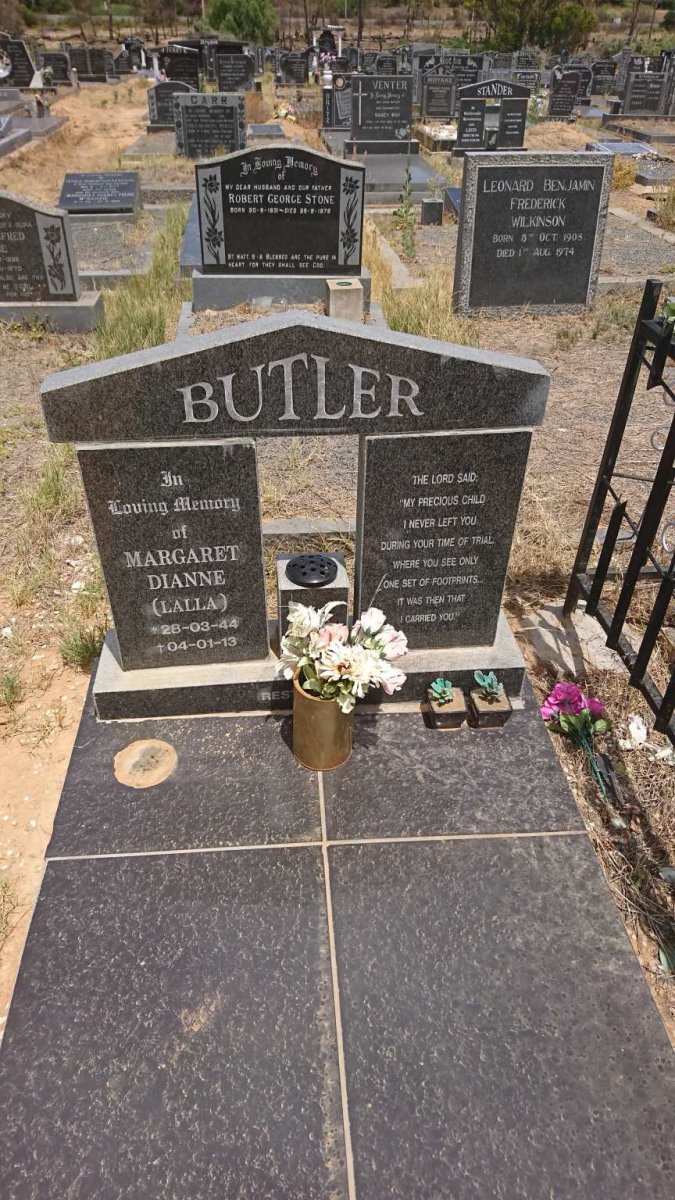 BUTLER Margaret Dianne 1944-2013