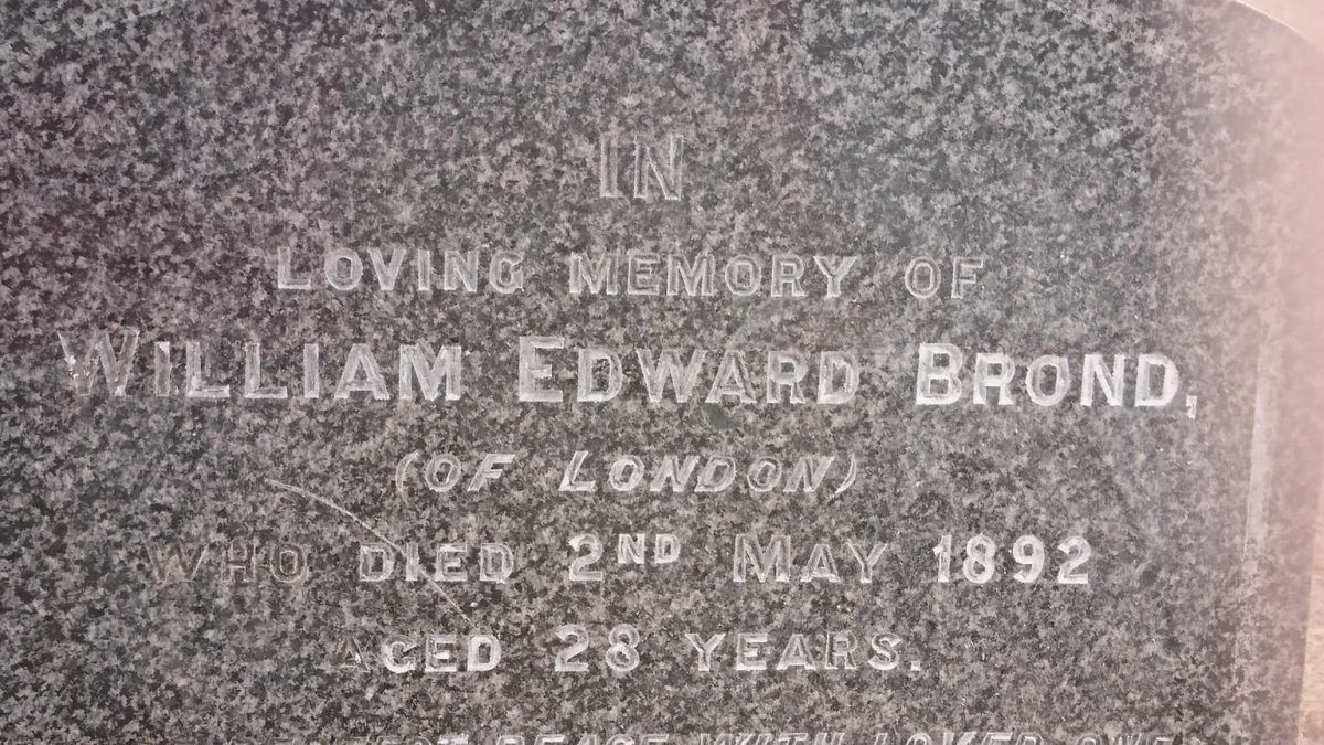 BROND William Edward -1892