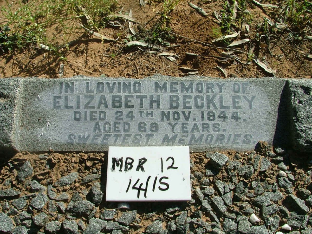 BECKLEY Elizabeth - 1944