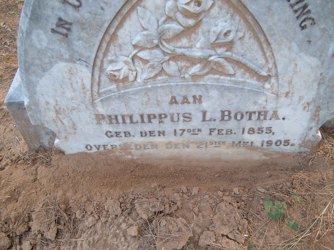 BOTHA Philippus L.1855-1905