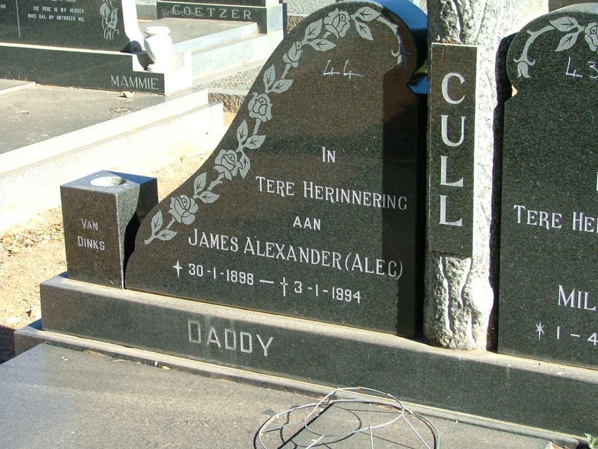 CULL James Alexander 1898-1994