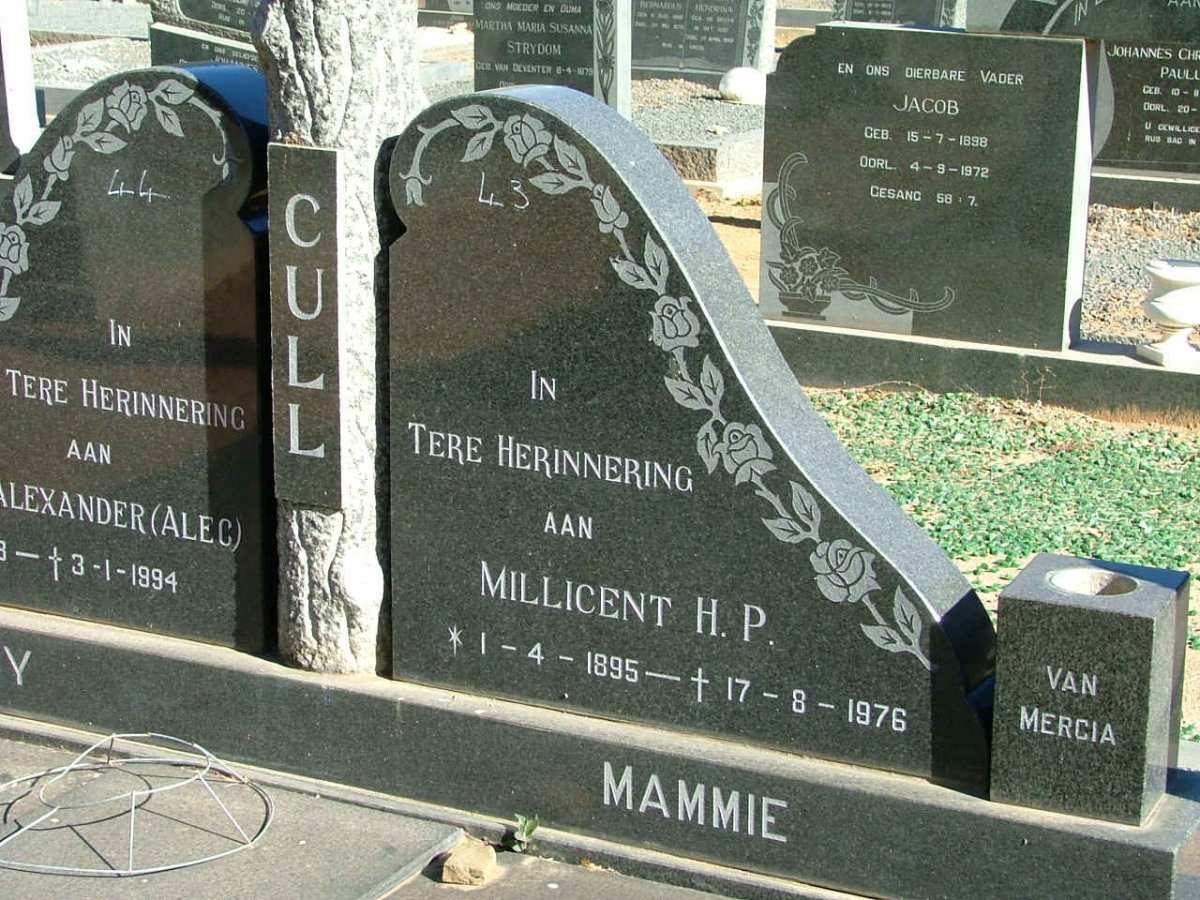CULL Millicent H.P.1895-1976