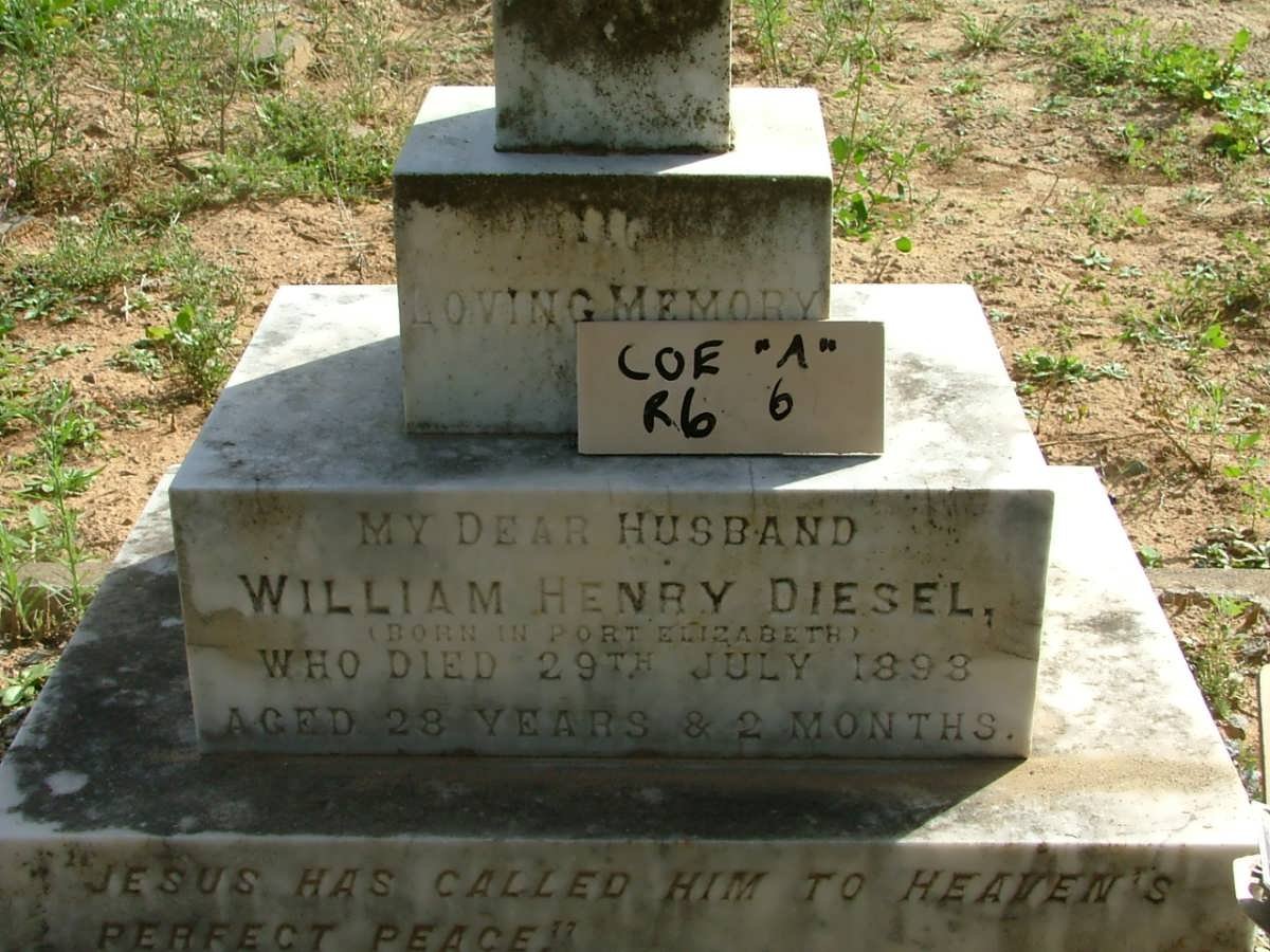 DIESEL William Henry -1898