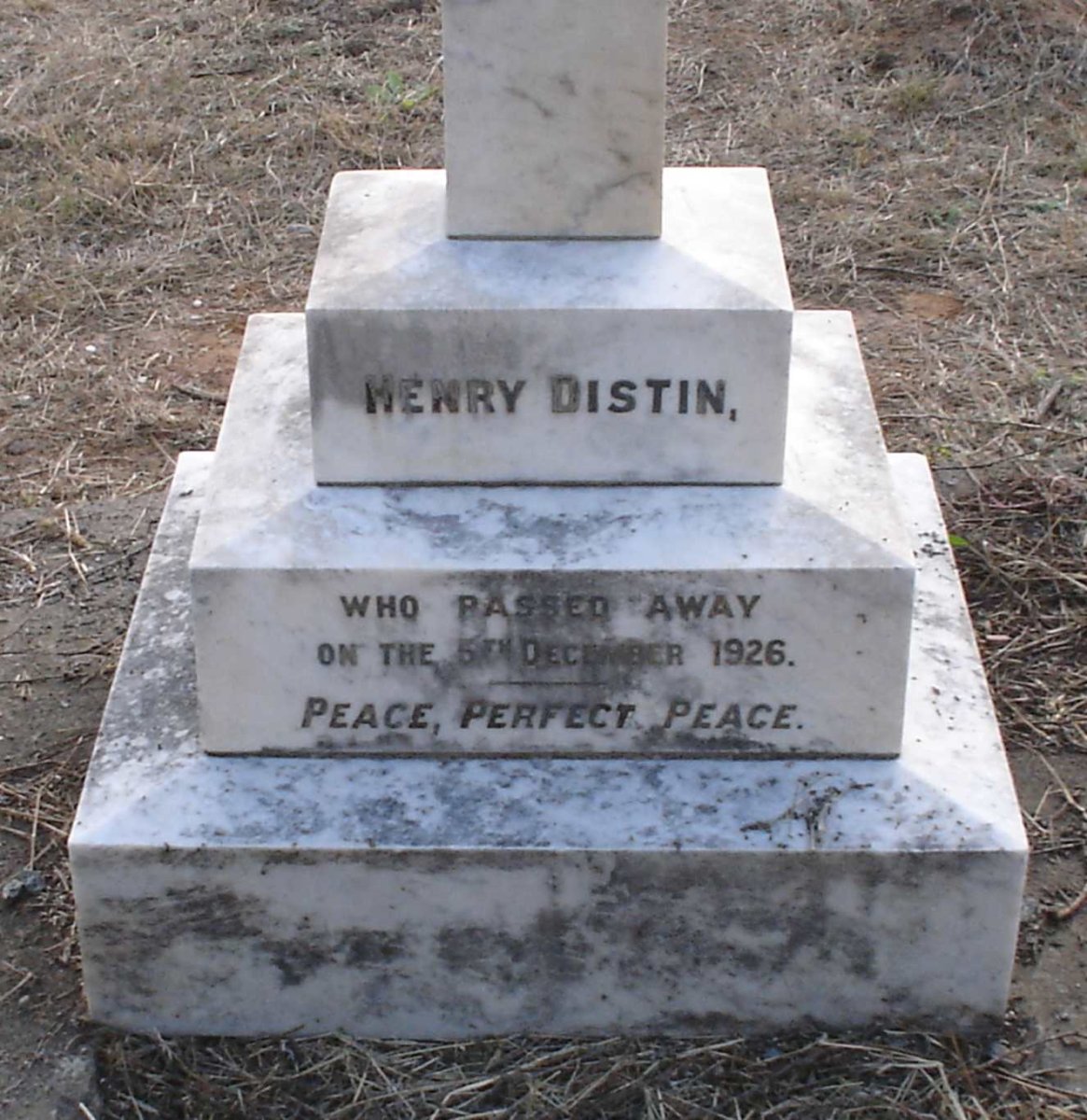 DISTIN Henry -1926