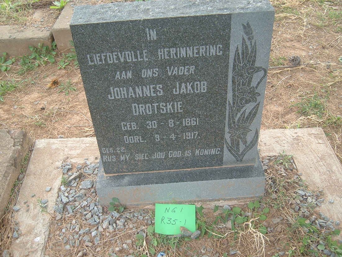 DROTSKIE Johannes Jakob 1861-1917