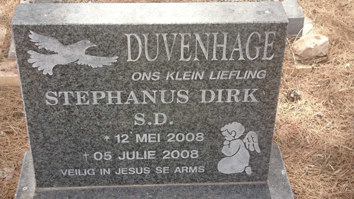 DUVENHAGE Stephanus Dirk 2008-2008