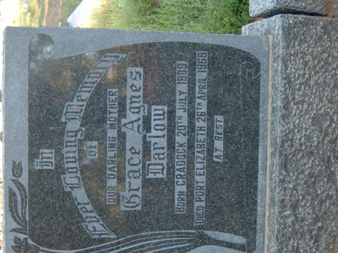 DARLOW Grace Agnes 1889-1968