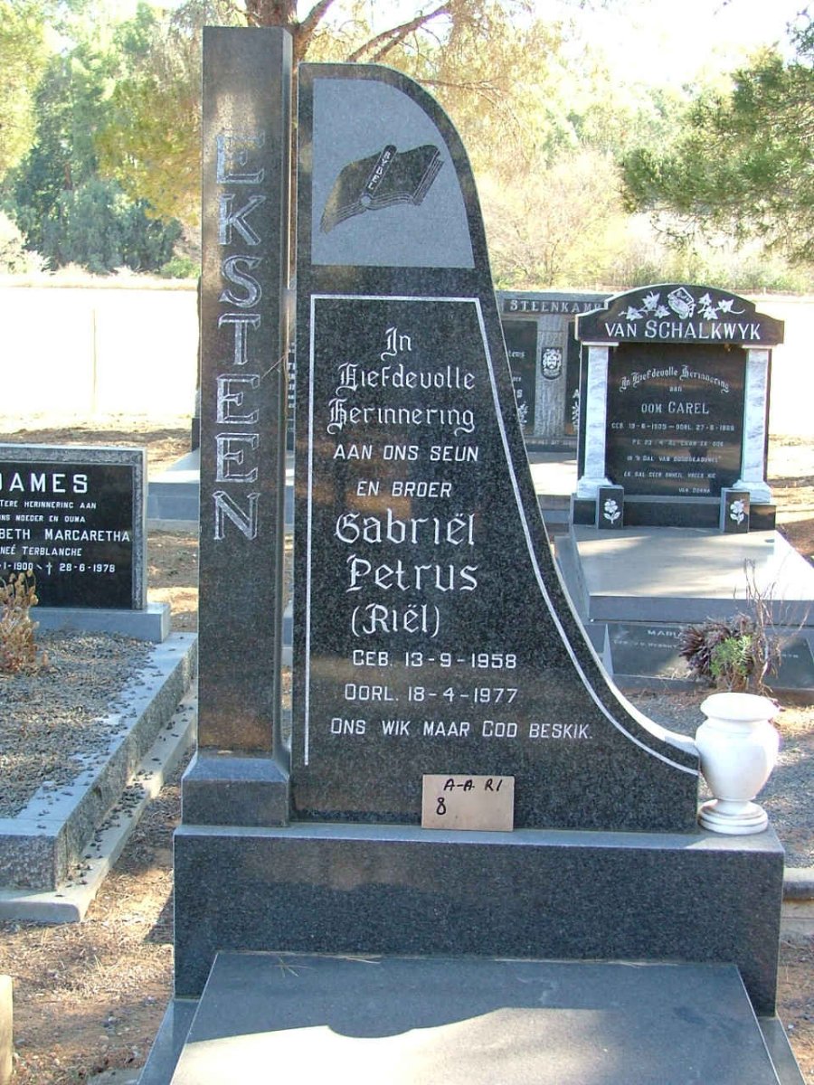 EKSTEEN Gabriel Petrus 1958-1977