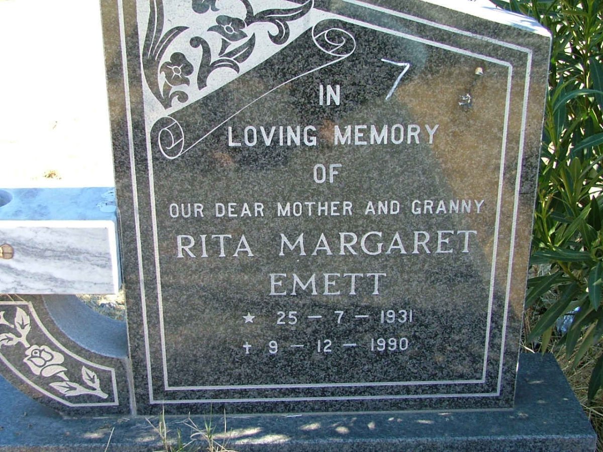 EMETT Rita Margaret 1931-1990