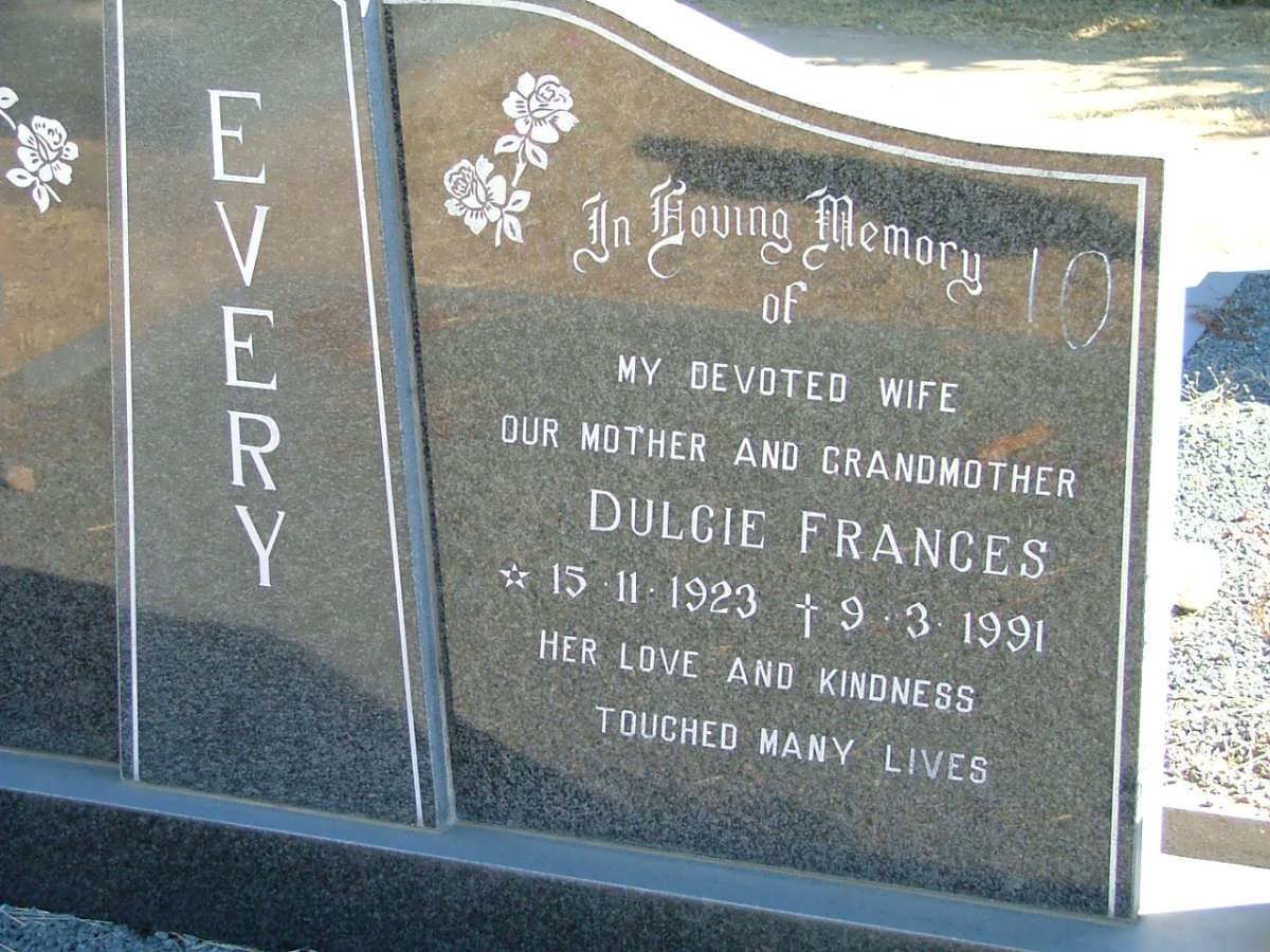 EVERY Dulcie Frances 1923-1991