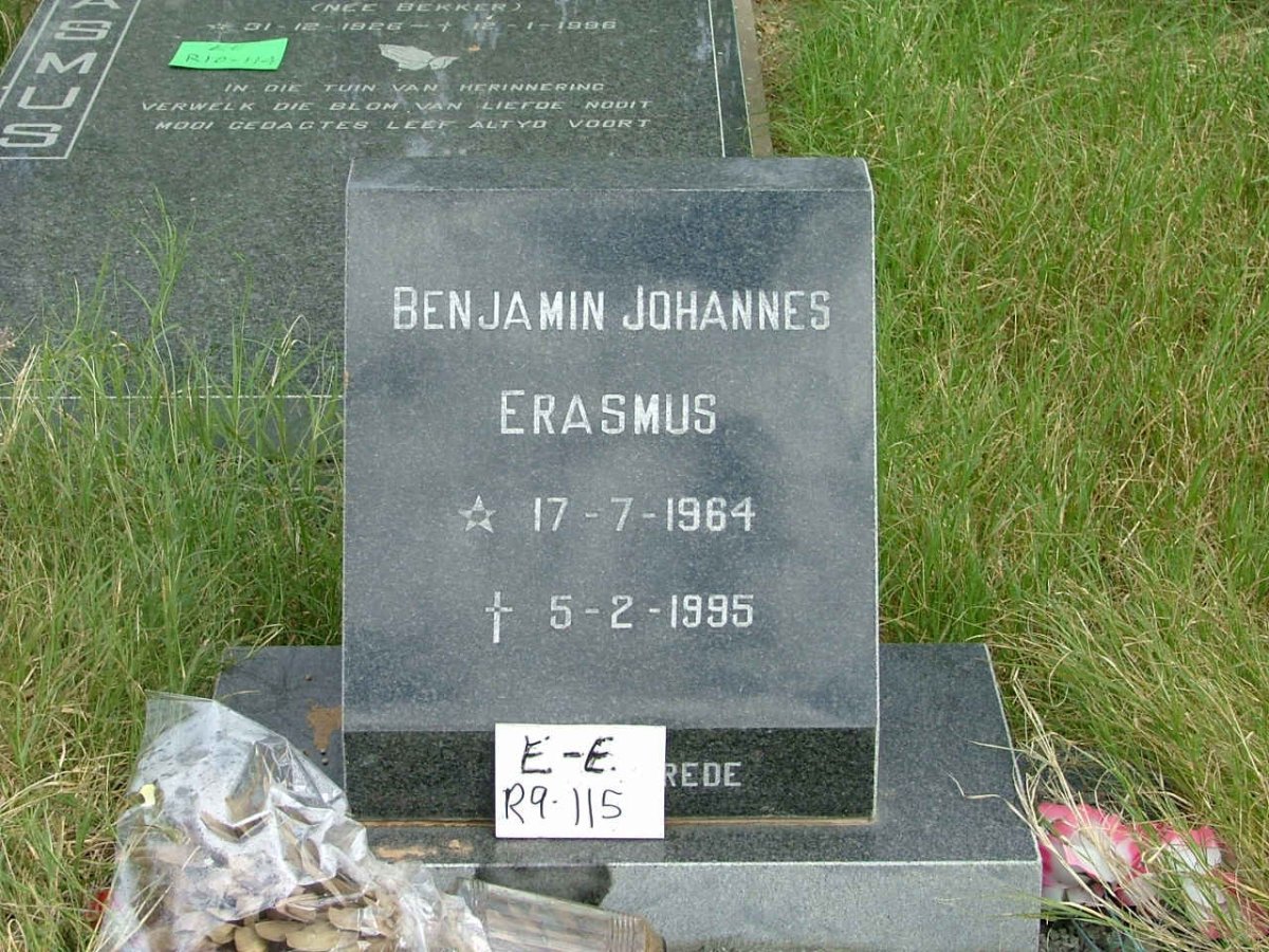 ERASMUS Benjamin Johannes 1964-1995