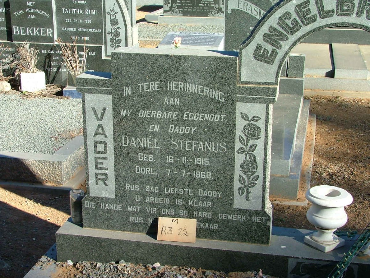 ENGELBRECHT Daniël Stefanus 1915-1968