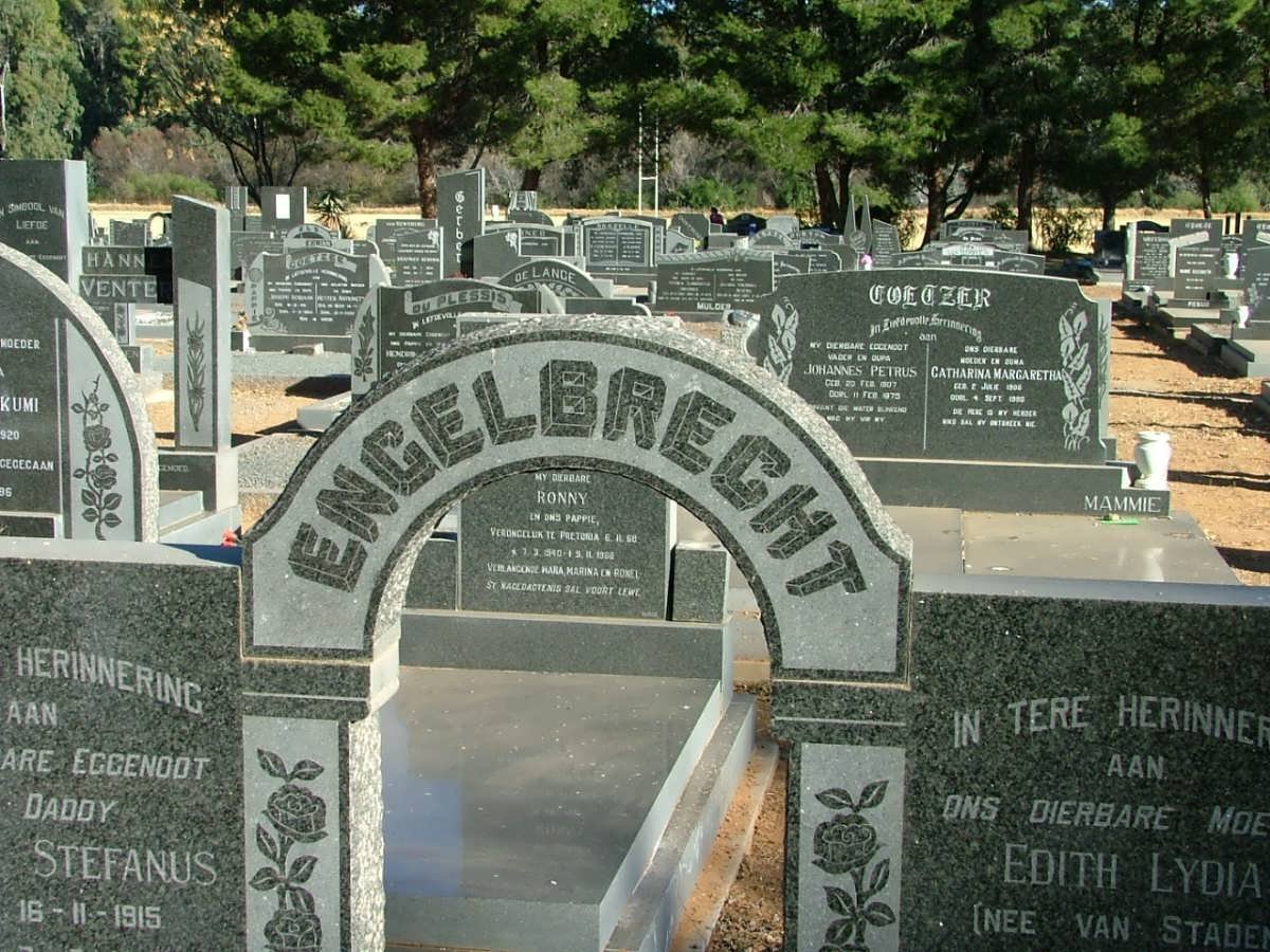 ENGELBRECHT Daniel Stefanus 1915-1968 &amp; Edith Lydia VAN STADEN 1918-
