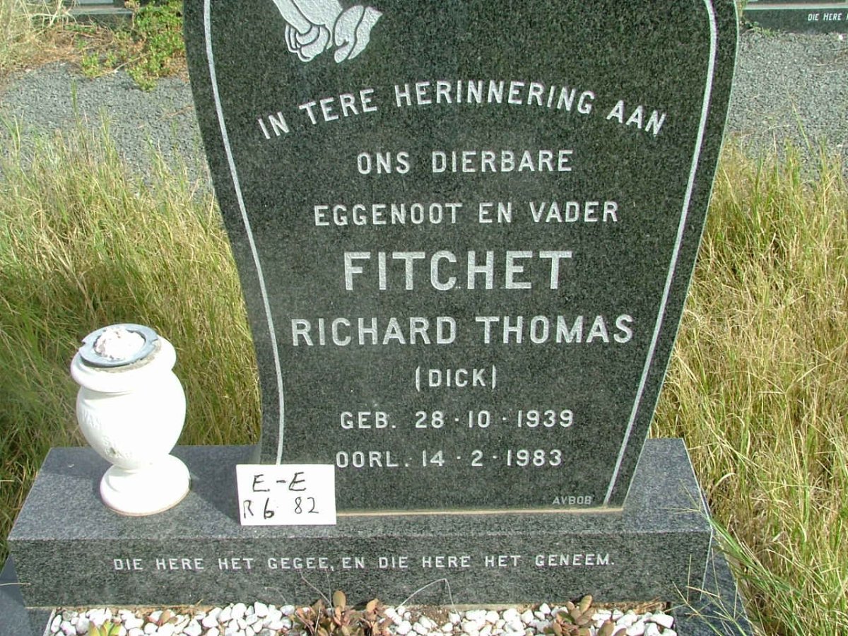FITCHET Richard Thomas 1939-1983