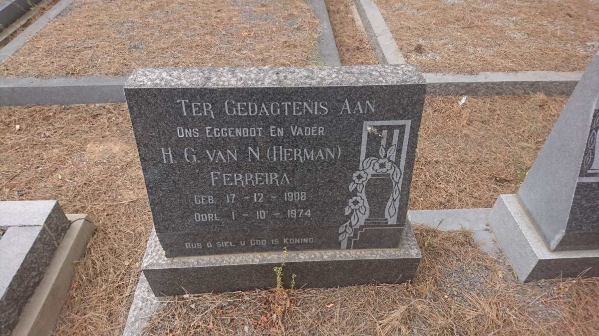 FERREIRA H.G. van N. 1908-1974