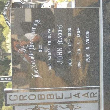 GROBBELAAR John 1906-1984