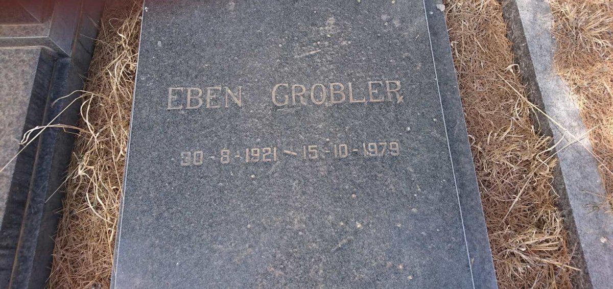 GROBLER Eben 1921-1979