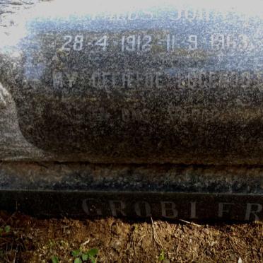 GROBLER Matheus Johannes 1912-1968