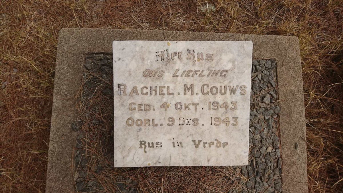 GOUWS Rachel M. 1943-1943