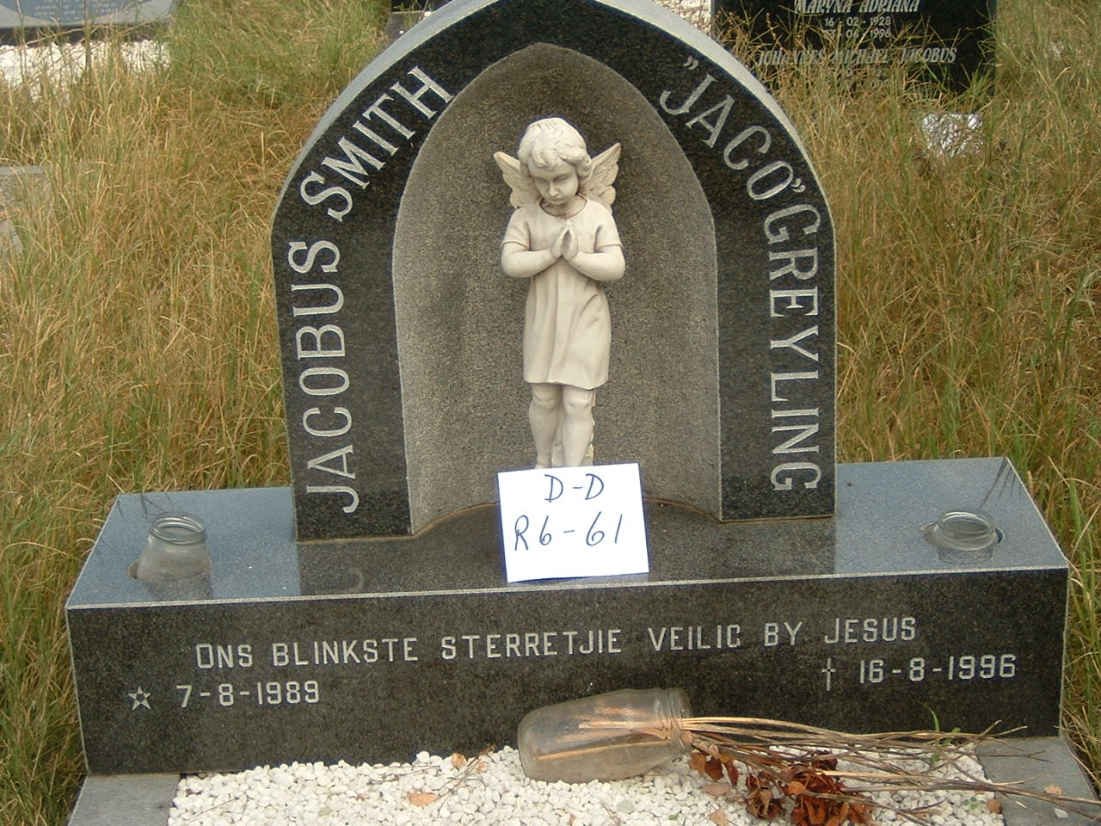 GREYLING Jacobus Smith 1989-1996