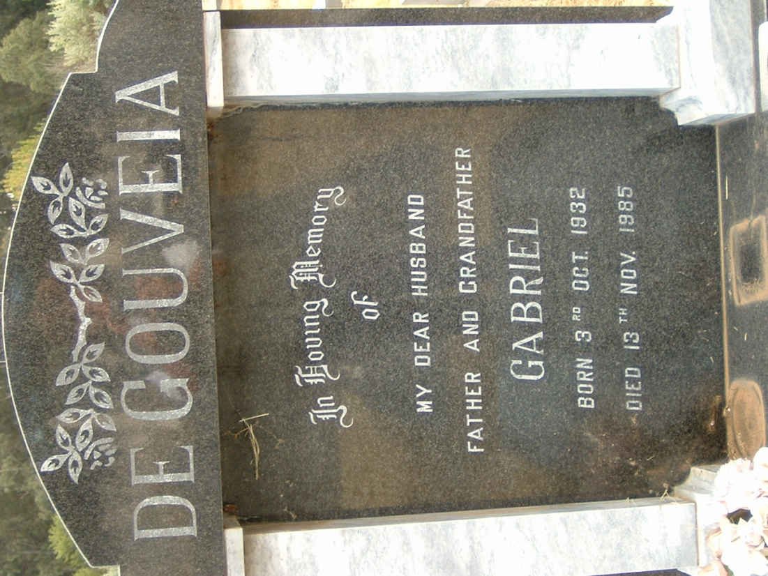 GOUVEIA Gabriel, de 1932-1985