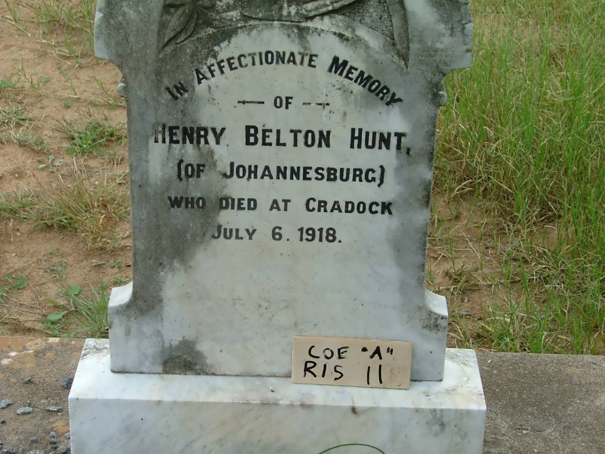 HUNT Henry Belton -1918