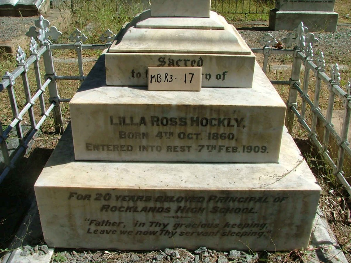 HOCKLY Lilla Ross 1860-1909