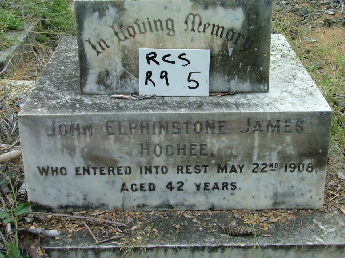 HOCHEE John Elphinstone James -1908