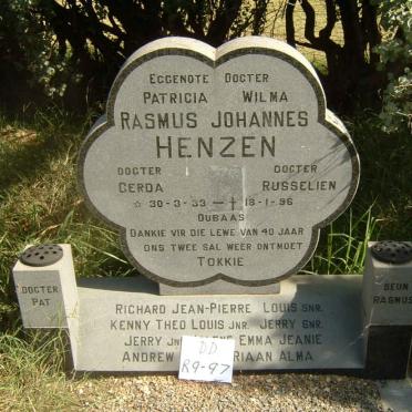 HENZEN Rasmus Johannes 1933-1996