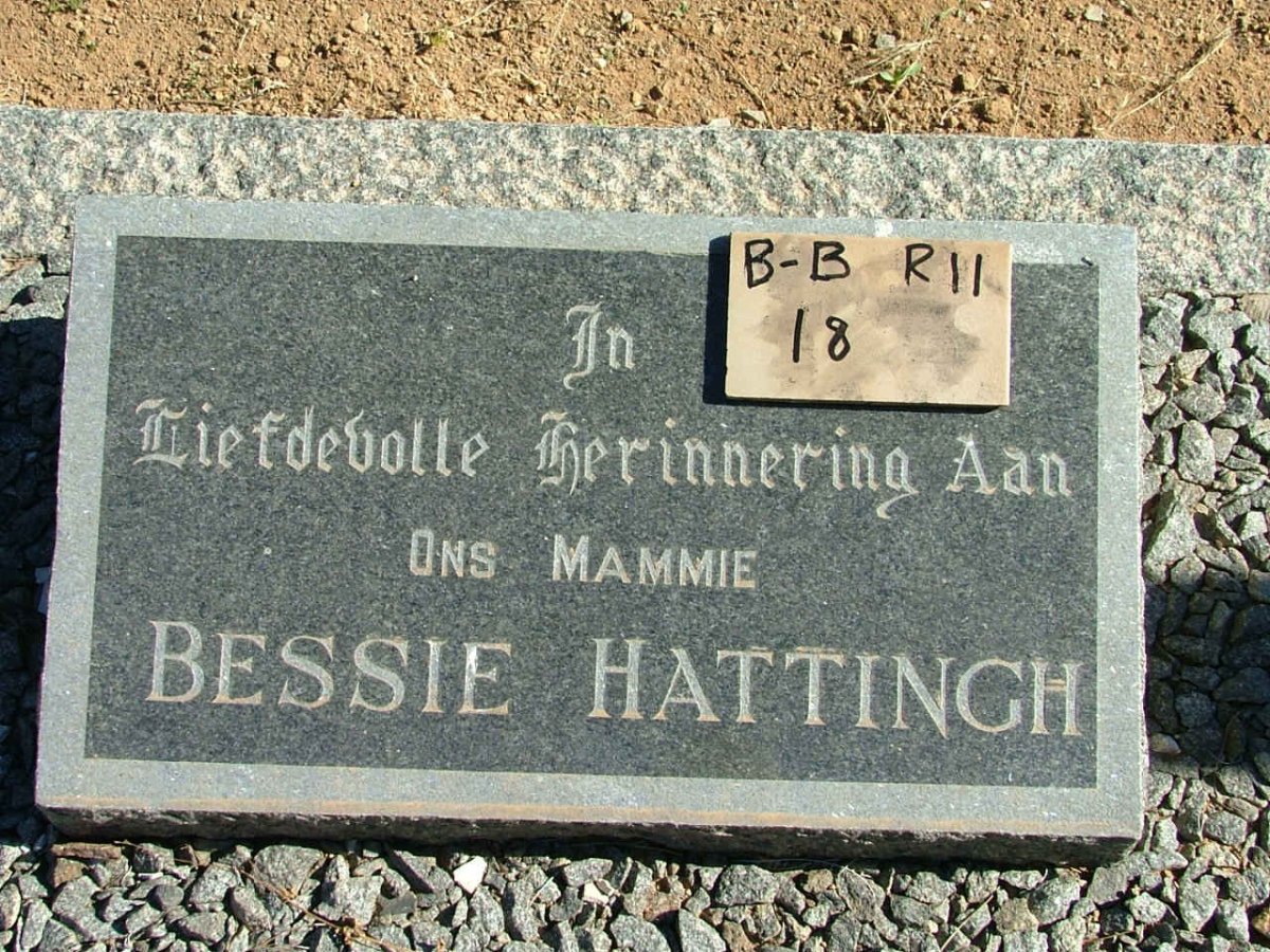 HATTINGH Bessie