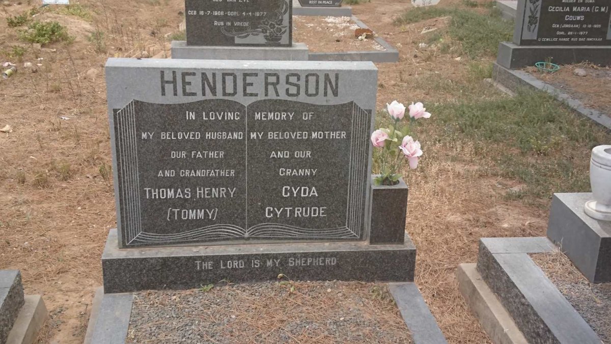 HENDERSON Thomas Henry &amp; Gyda Gytrude