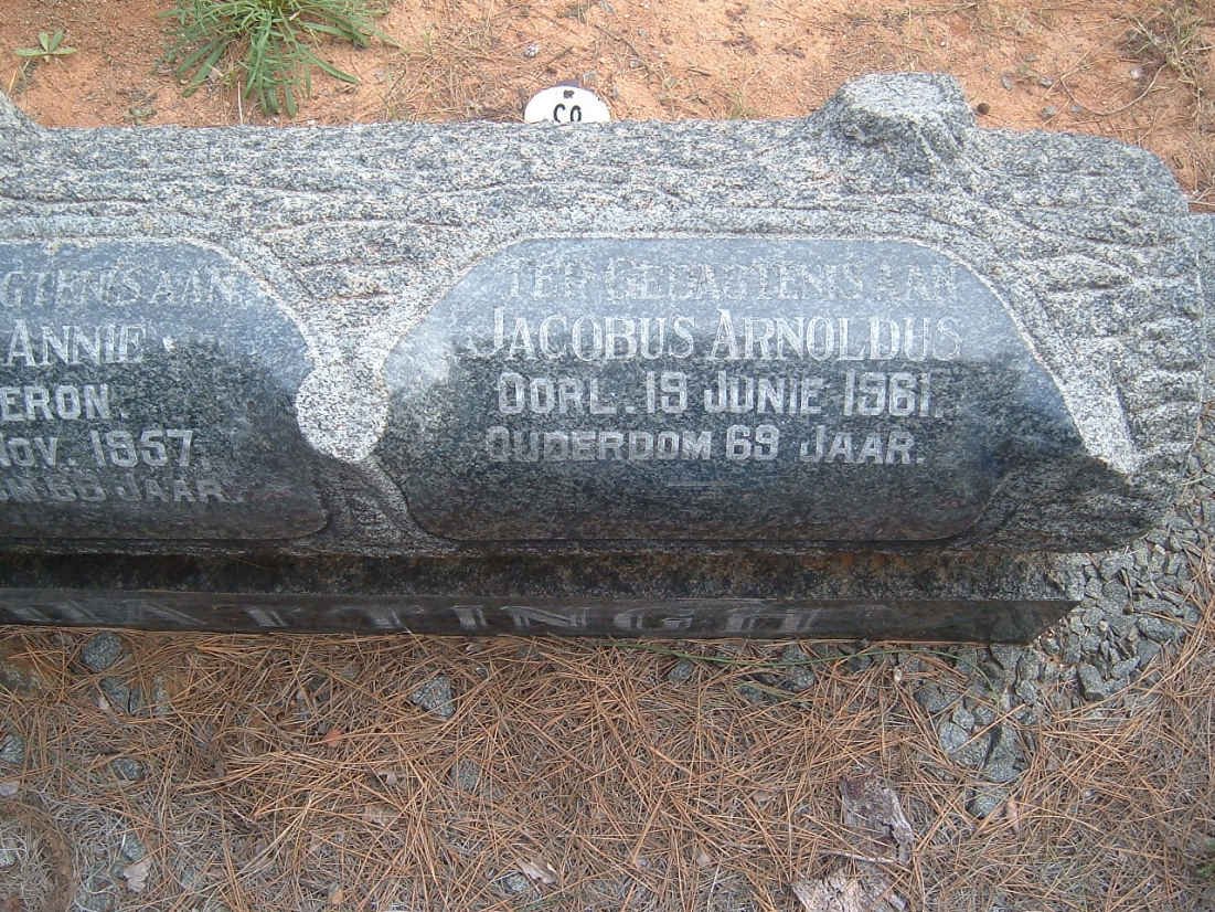 HATTINGH Jacobus Arnoldus -1961 &amp; Lilian Annie THERON -1957