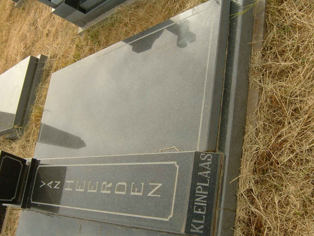HEERDEN Willem Jacobus, van 1938-1985