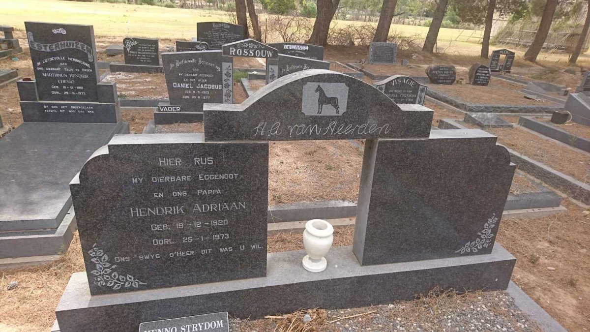 HEERDEN Hendrik Adriaan, van 1920-1973 :: STRYDOM Henno 1981-2013