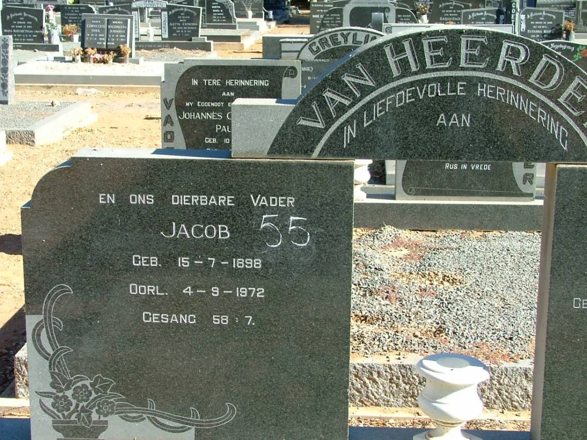 HEERDEN Jacob, van 1898-1972