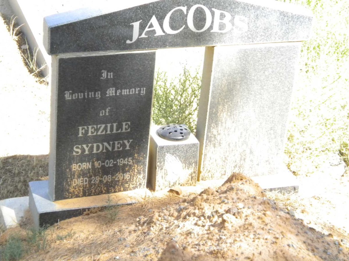 JACOBS Fezile Sydney 1945-2014