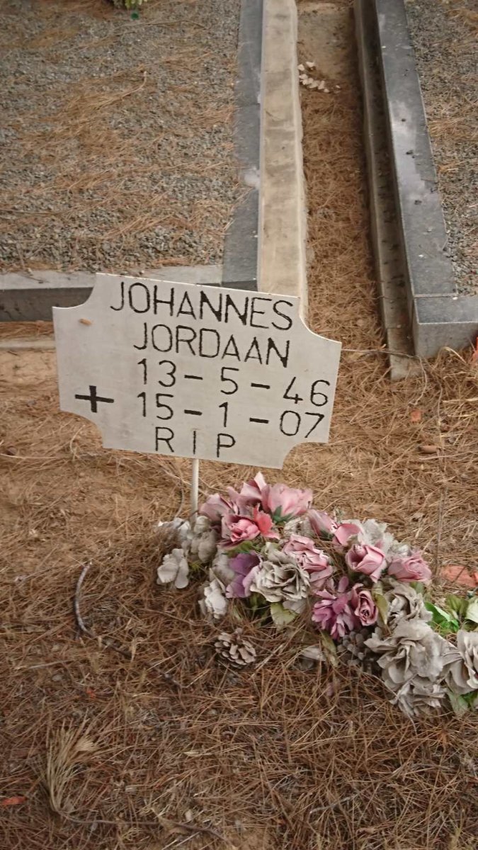 JORDAAN Johannes 1946-2007