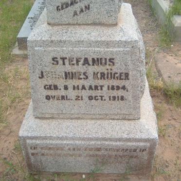 KRÜGER Stefanus Johannes 1894-1918