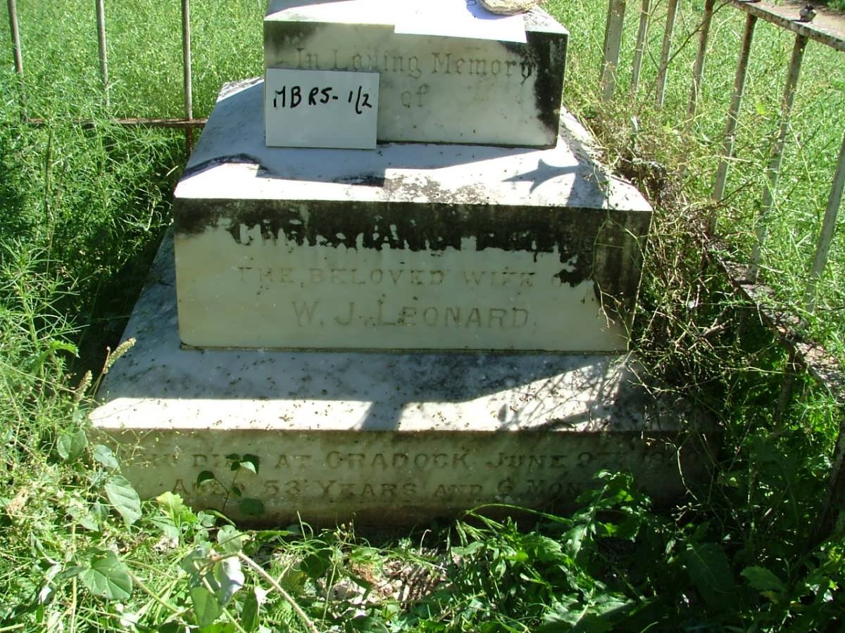LEONARD Christiana Phoebe -1899